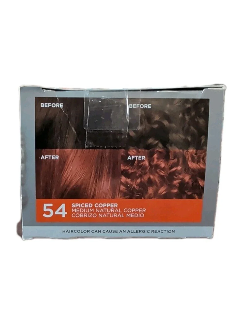 NIB L'OREAL PARIS FERIA SHIMMERING COLOR PERMANENT, SPICED COPPER #54